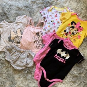 Little girl clothes Disney & Batman